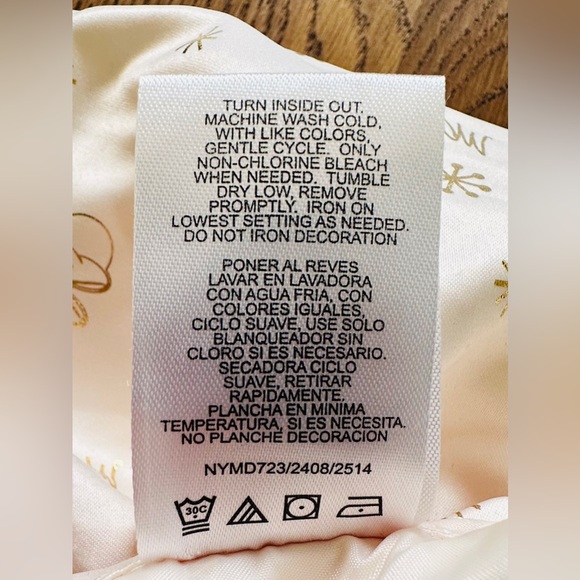 Disney Cream and Gold Formal Kids Dress size 2T - Picture 14 of 16